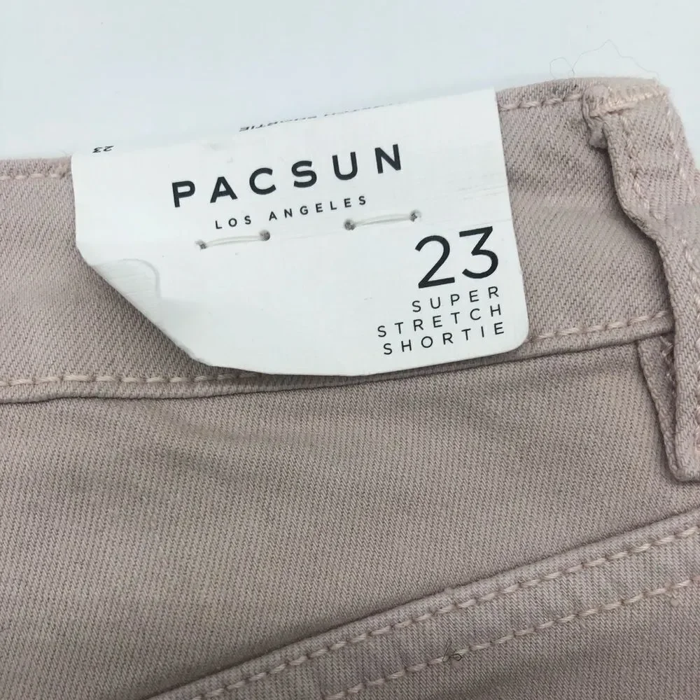PacSun Semi Distresses Super Stretch Shortie NWT - Picture 3 of 3